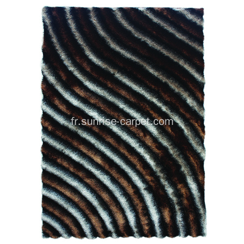 Polyester 3D tapis Shaggy populaire